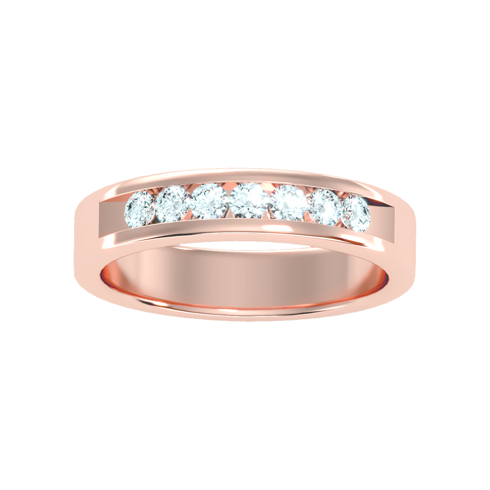 Graceful Broad Band Ring