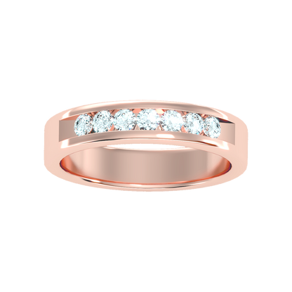 Graceful Broad Band Ring