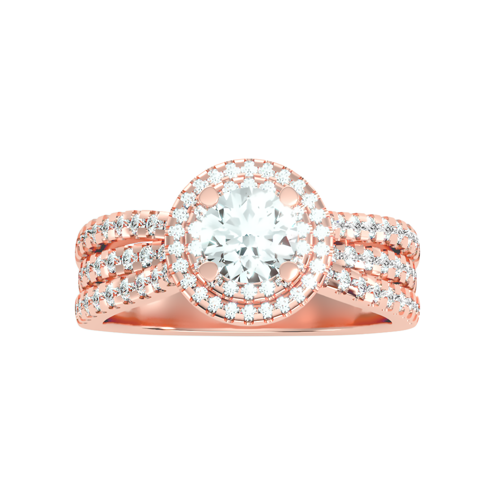 Influential Halo Diamond Ring