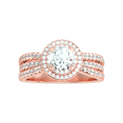 Influential Halo Diamond Ring