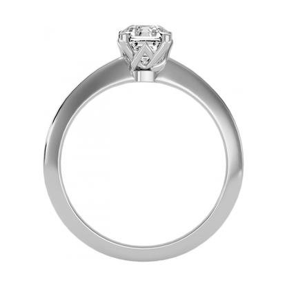 Eternal Solitaire Ring-Color_White-Gold