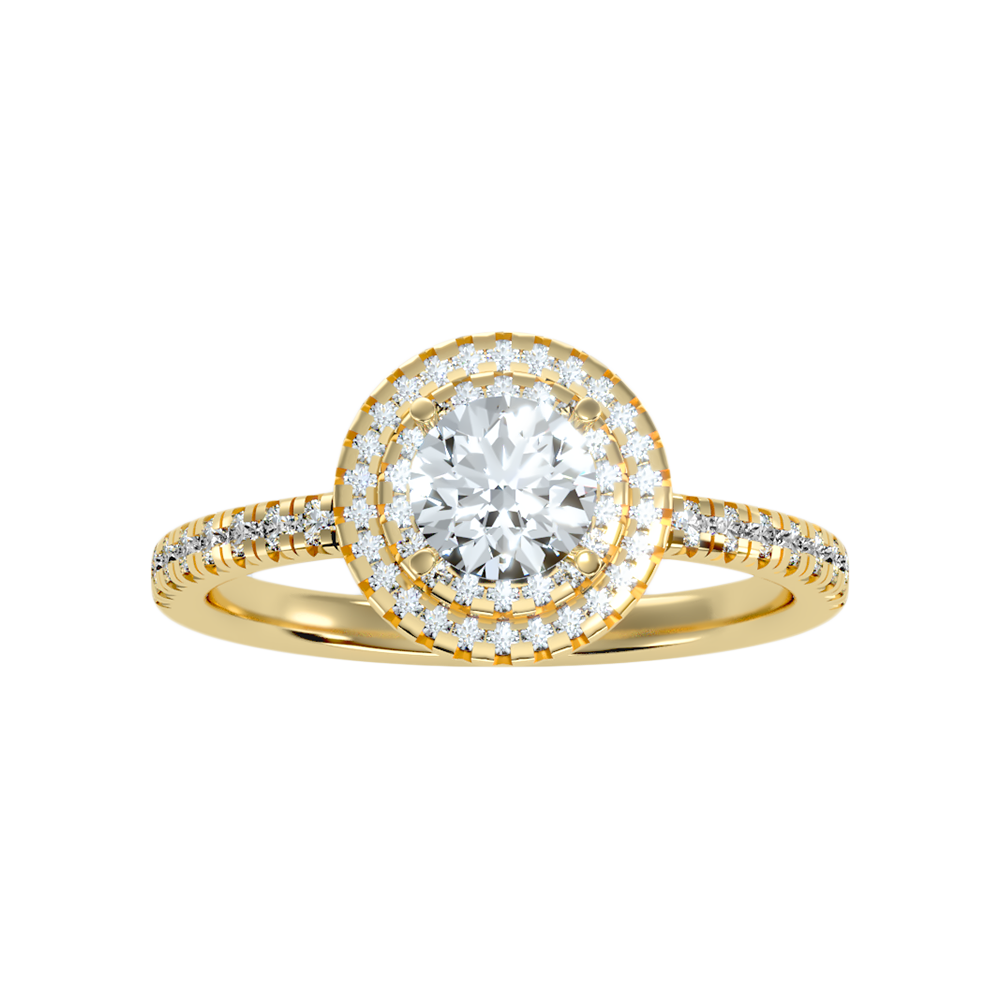 Terrific Halo Diamond Ring