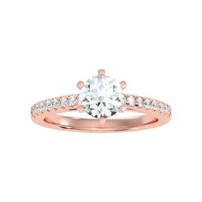 Light Solitaire Ring