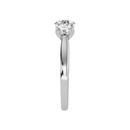 Ebullience Three Stone Diamond Engagement Ring