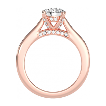 Classy Diamond Ring-Color_Rose-Gold