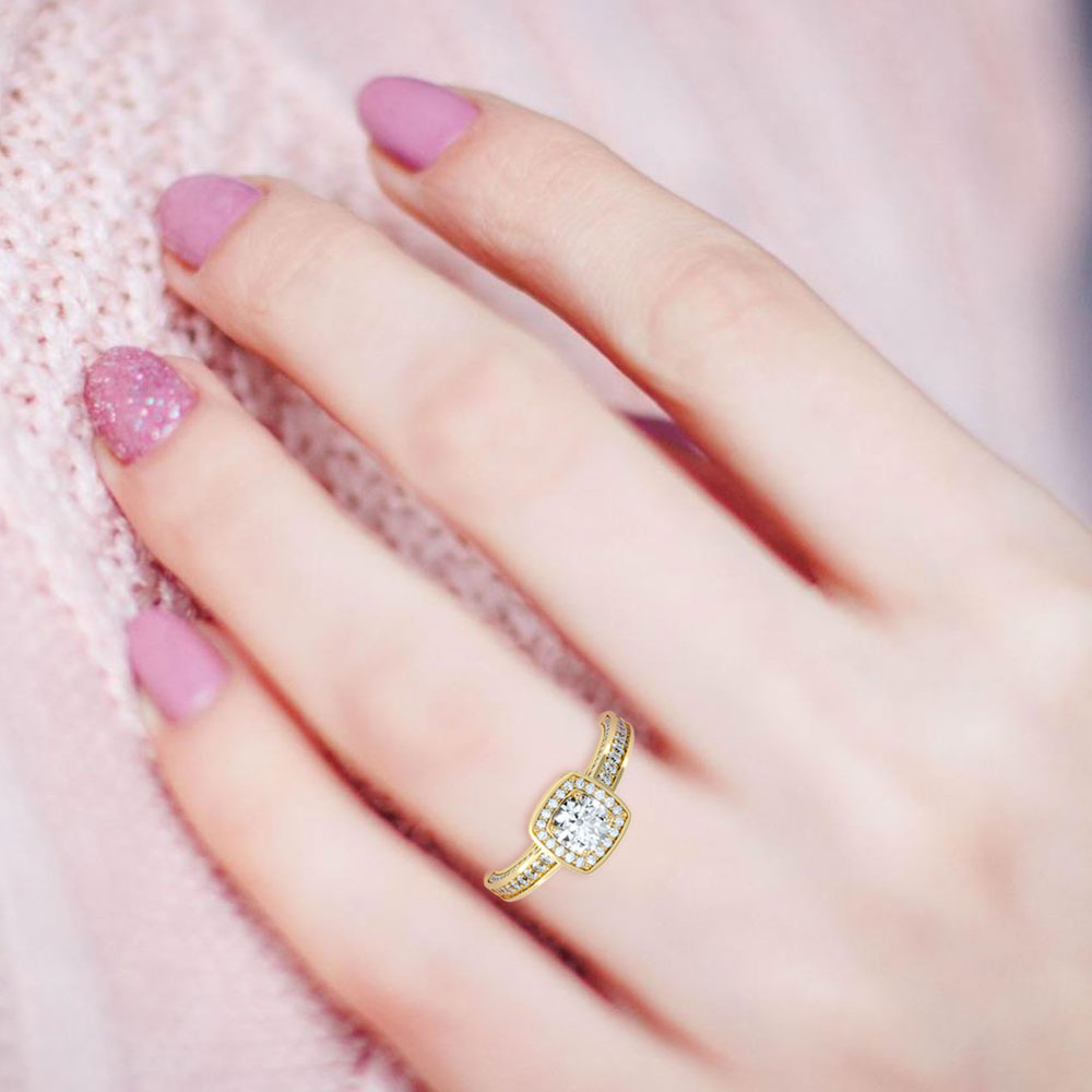 Outlandish Halo Ring