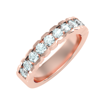 Strand Half Eternity Band-Color_Rose-Gold