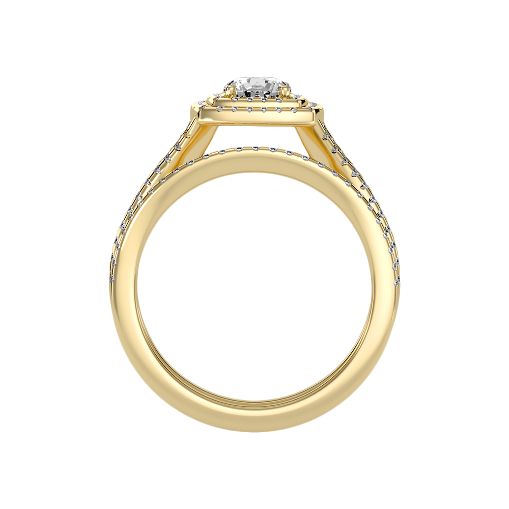Light Bridal Ring Set