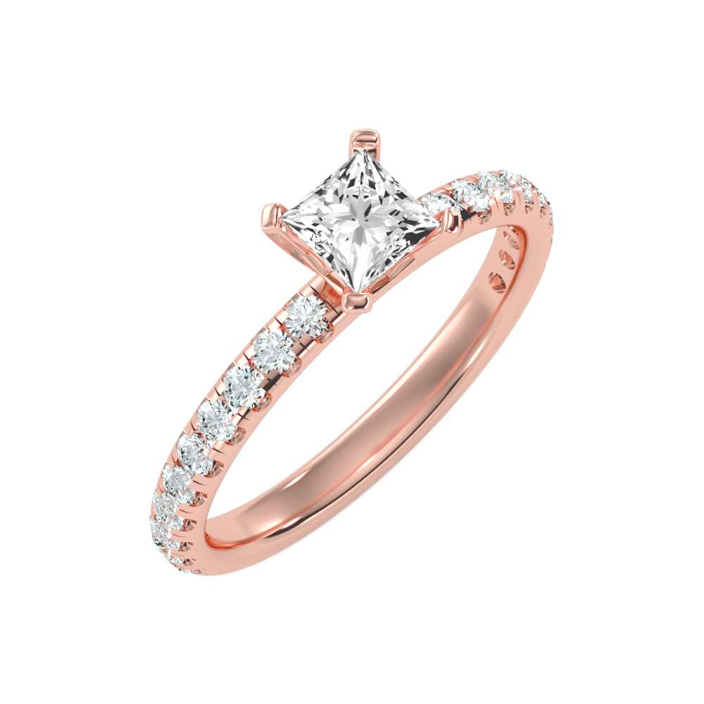 Pleasantness Solitaire Ring-Color_Rose-Gold