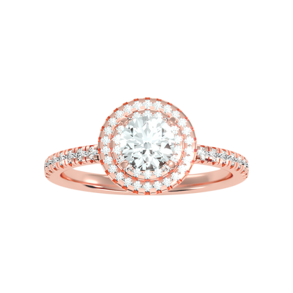 Terrific Halo Diamond Ring