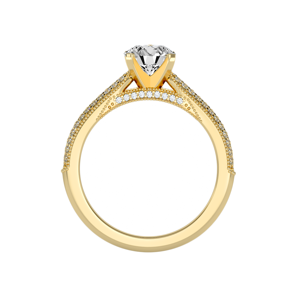 High-Spirited Solitaire Ring