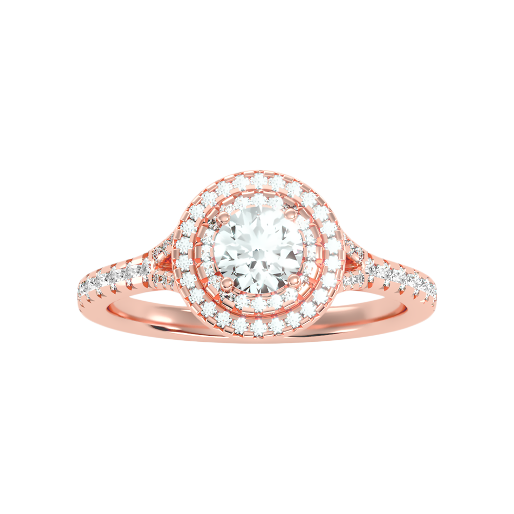 Celebrated Halo Ring