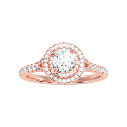 Celebrated Halo Ring