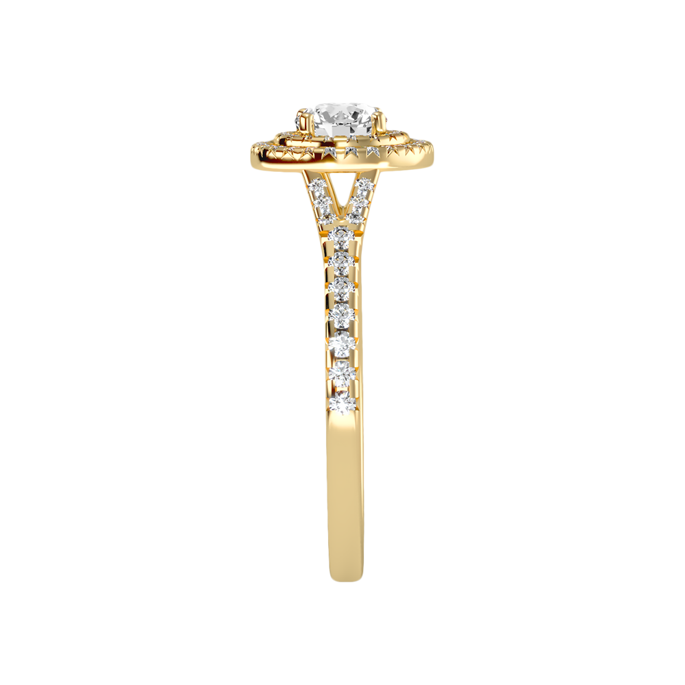 Celebrated Halo Ring