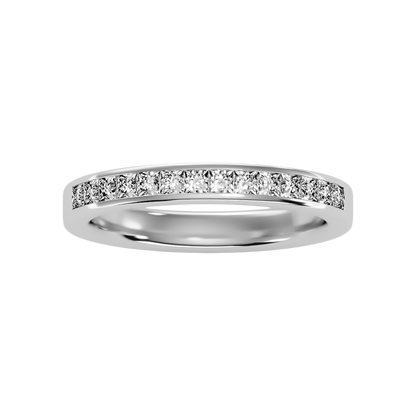 Plentiful Half Eternity Wedding Band-Color_White-Gold