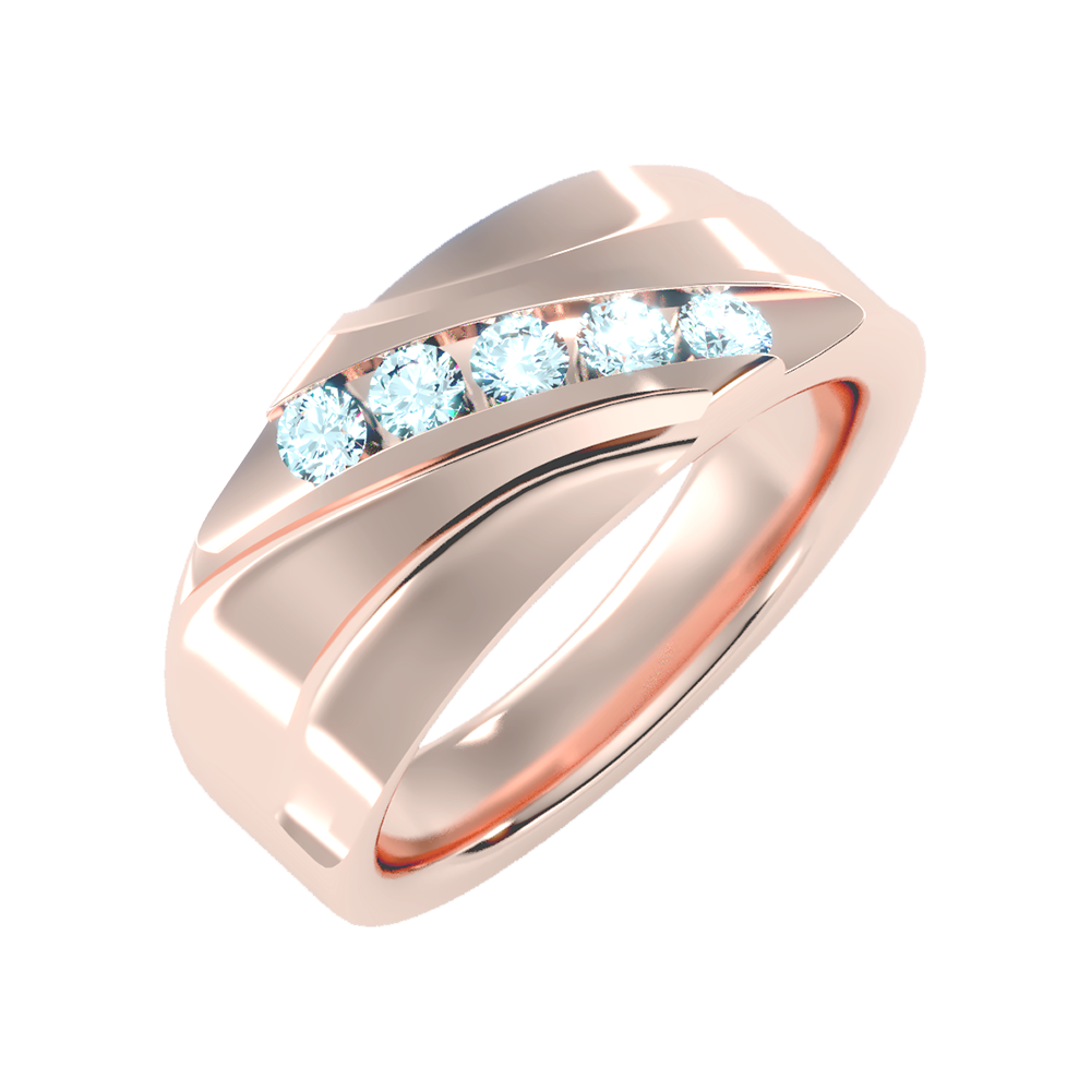 Razzle Men's Band-Color_Rose-Gold