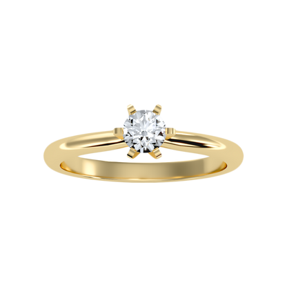 Luxuriant Solitaire Ring