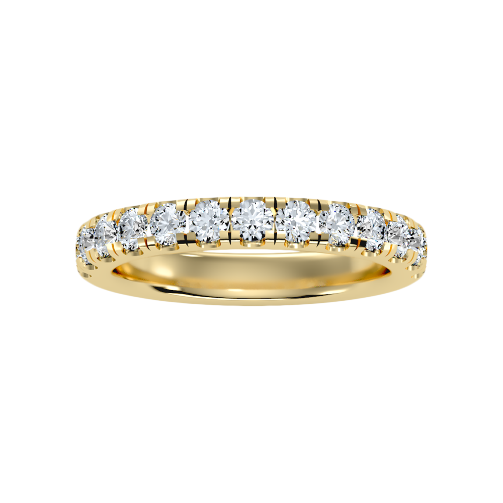 Effervescent Half Eternity Wedding Band