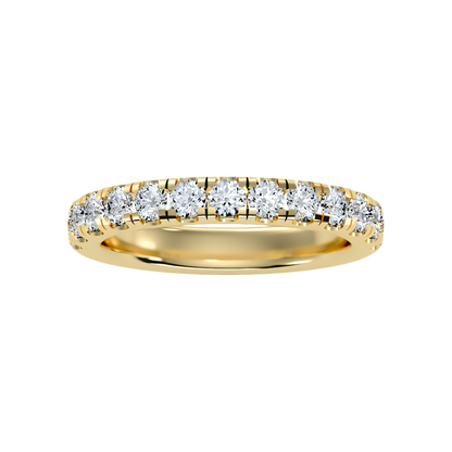 Effervescent Half Eternity Wedding Band