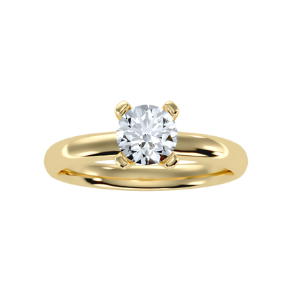 Ripple Solitaire Ring