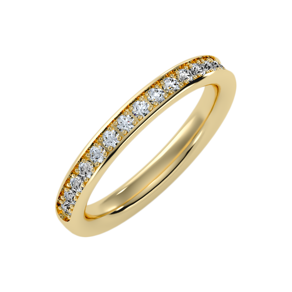 Feaush Half Eternity Band-Color_Yellow-Gold