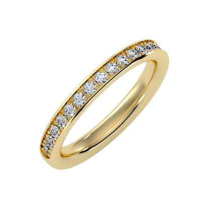 Feaush Half Eternity Band-Color_Yellow-Gold