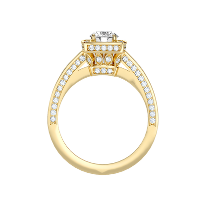 Outlandish Halo Ring