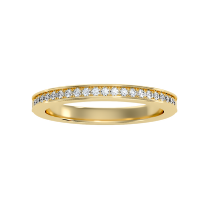 Elegant Half Eternity Wedding Band