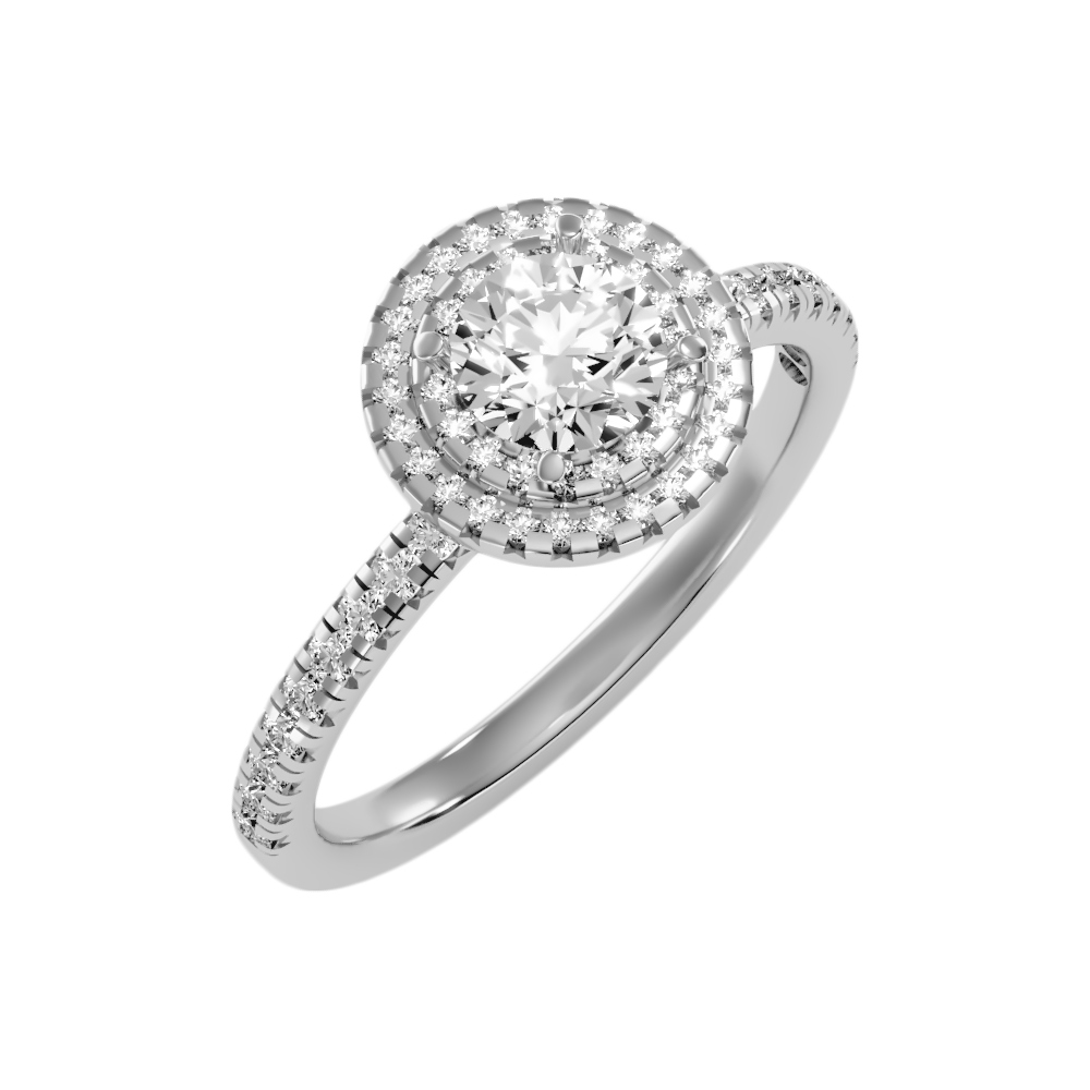 Terrific Halo Diamond Ring
