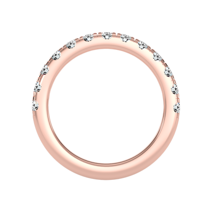 Effervescent Half Eternity Wedding Band