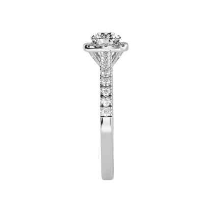 Bern Halo Diamond Engagement Ring