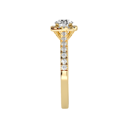 Bern Halo Diamond Engagement Ring