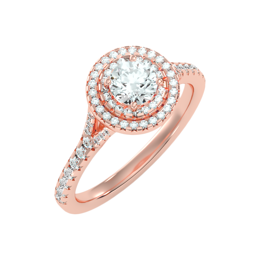 Celebrated Halo Ring
