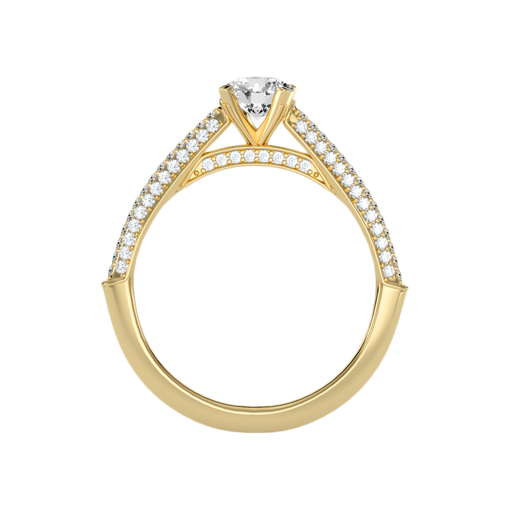 Bombon Solitaire Ring