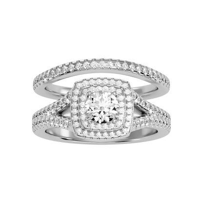 Light Bridal Ring Set