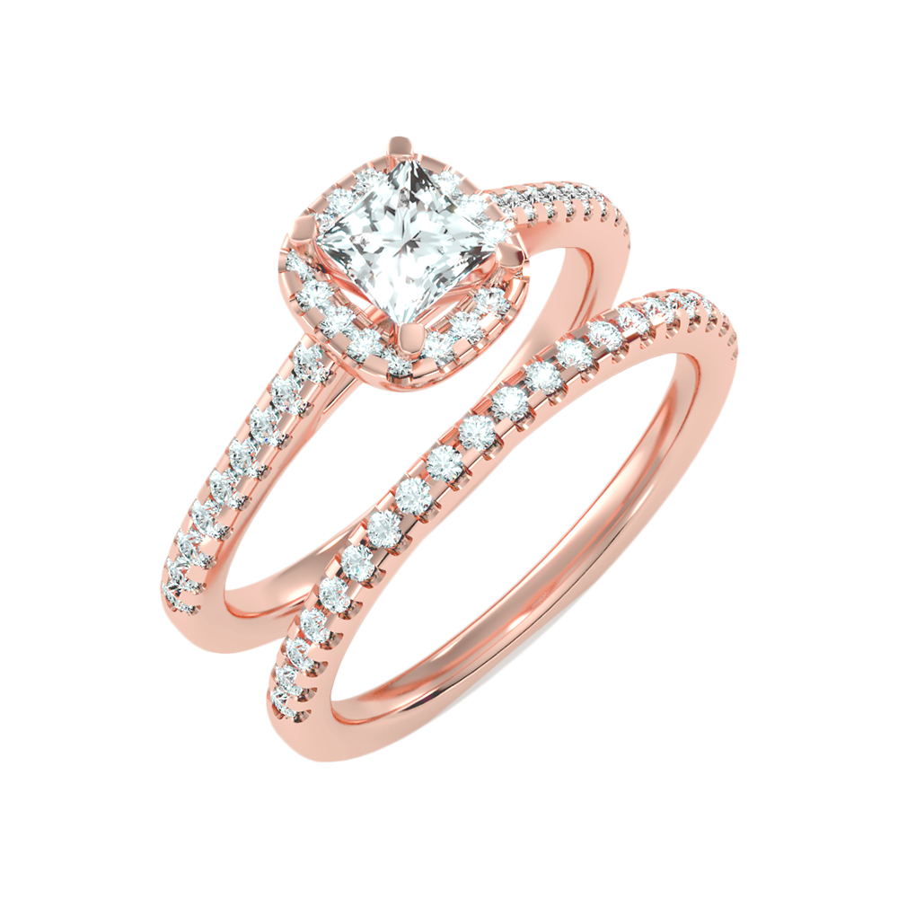 Marvellou Bridal Ring Set-Color_Rose-Gold