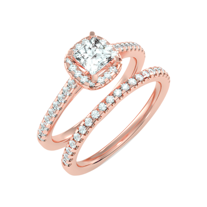 Marvellou Bridal Ring Set-Color_Rose-Gold