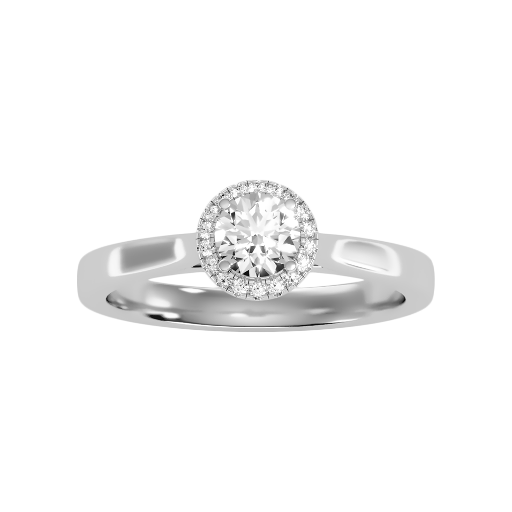 Affable Halo Ring