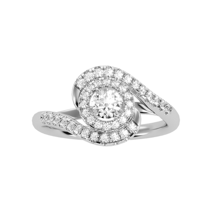 Pleasing Halo Ring