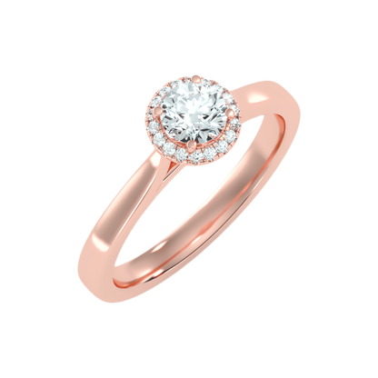 Affable Halo Ring