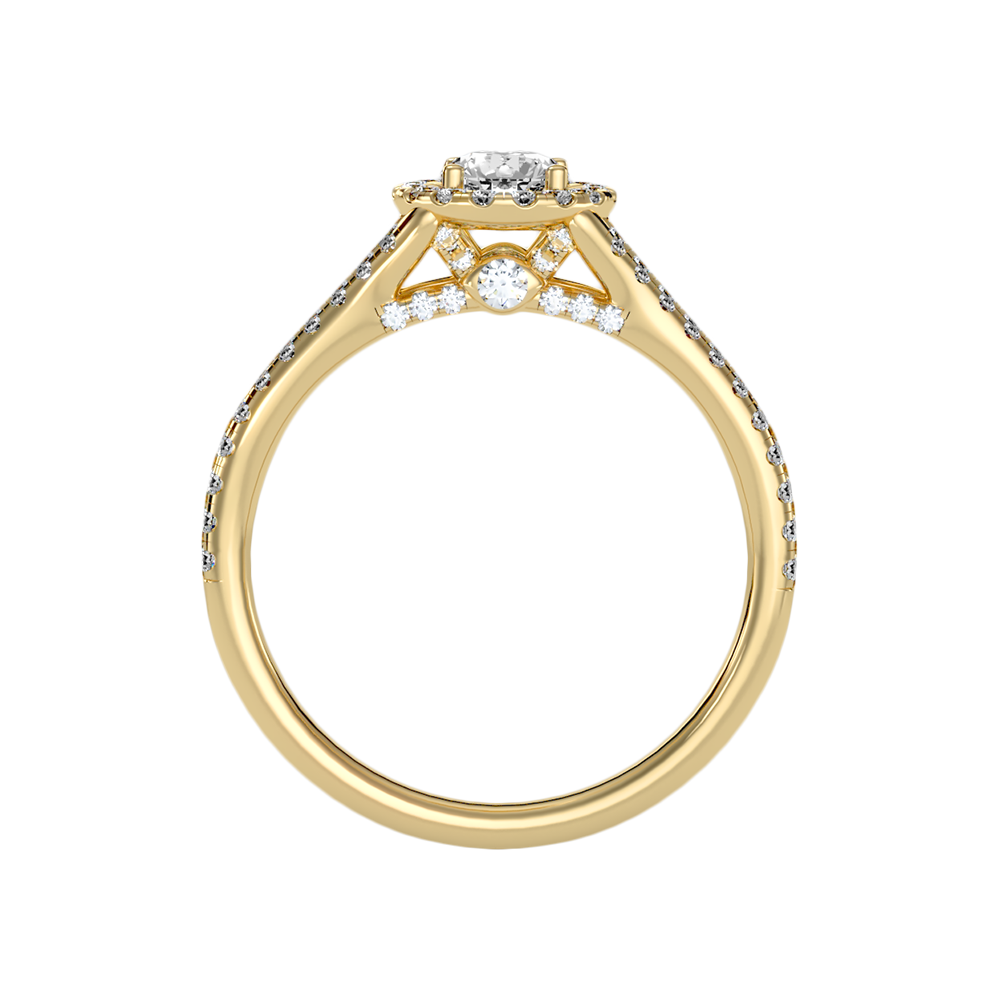 Startling Halo Engagement Ring