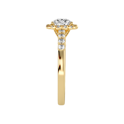 Kallos Classic Halo Diamond Engagement Ring