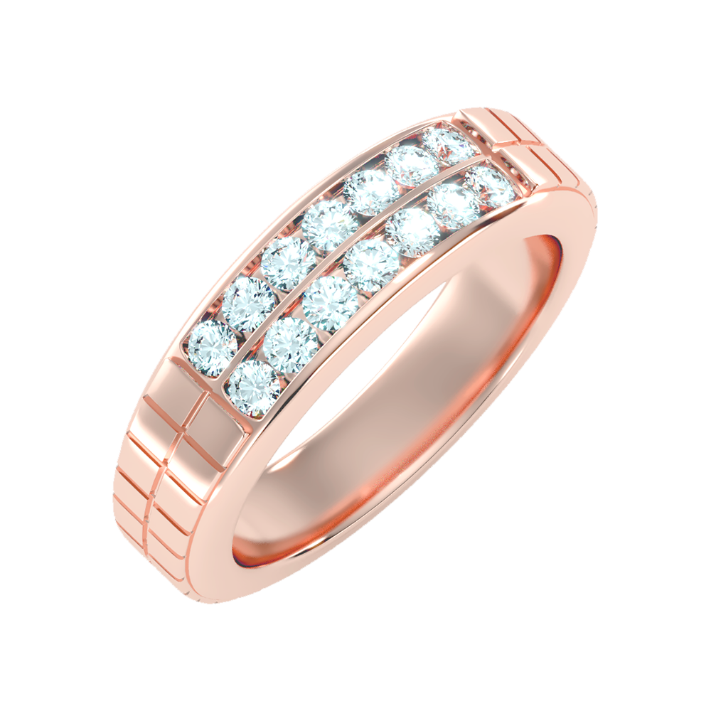 Glitzy Men's Band-Color_Rose-Gold