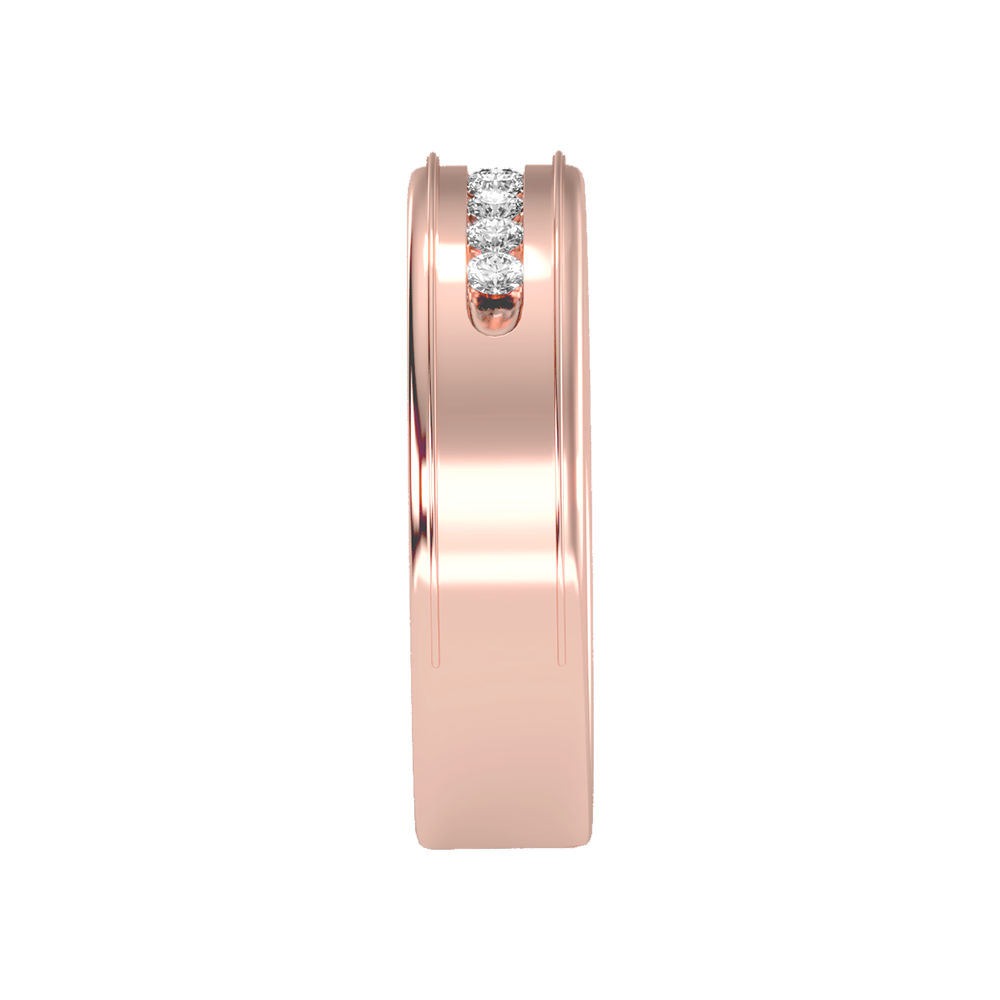 Lusterous Men's Broad Band Ring
