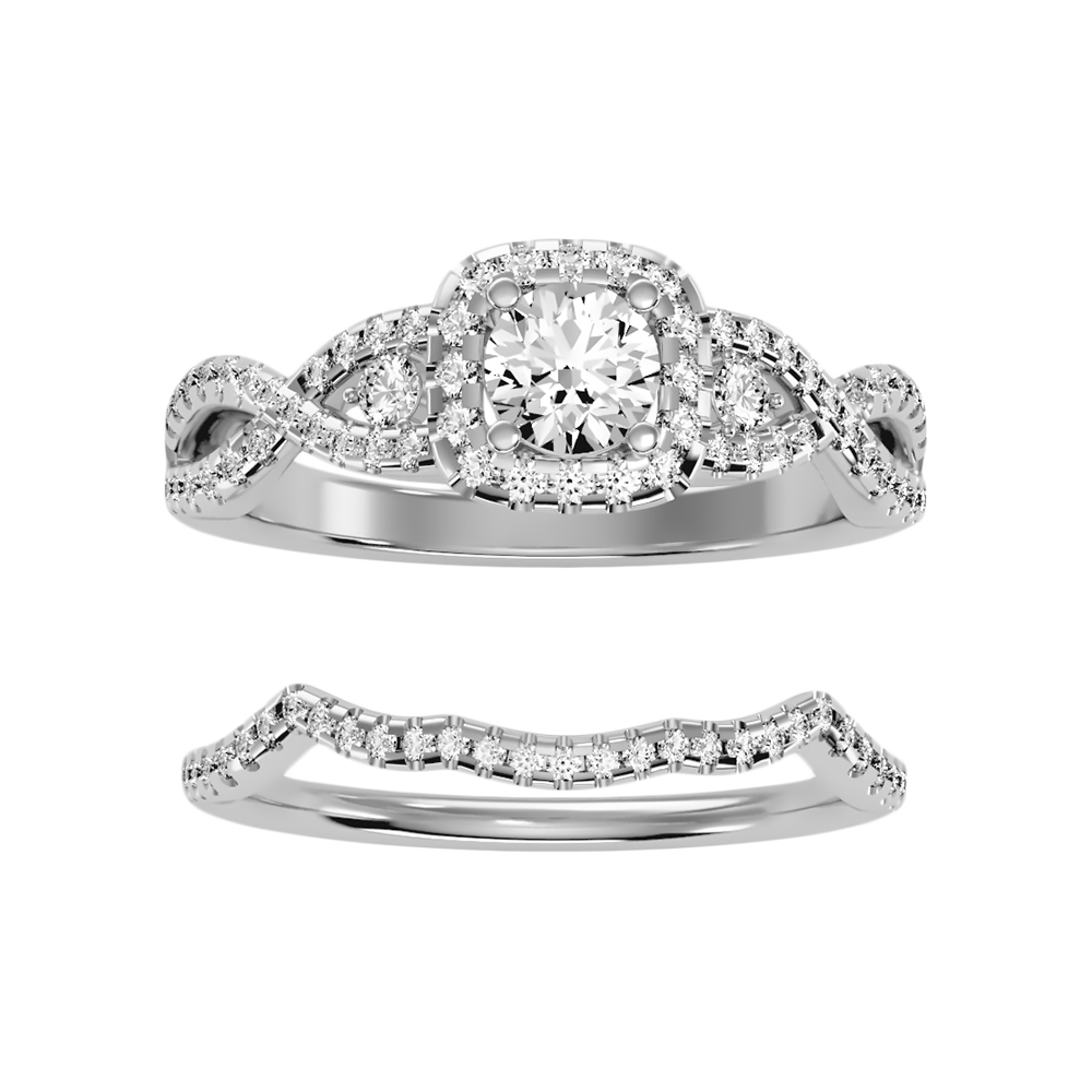 Seqqen Bridal Ring Set