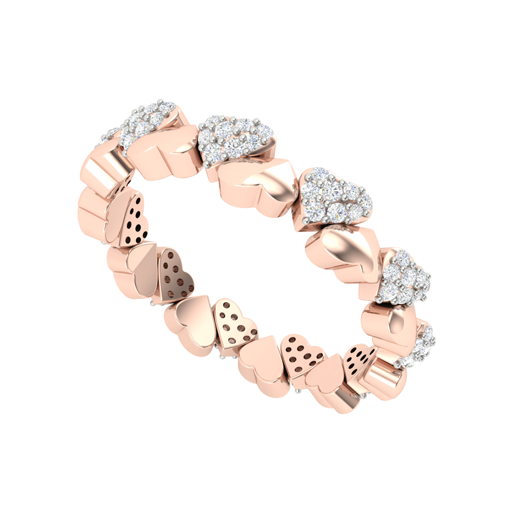 Coralie Heart Ring-Color_Rose-Gold