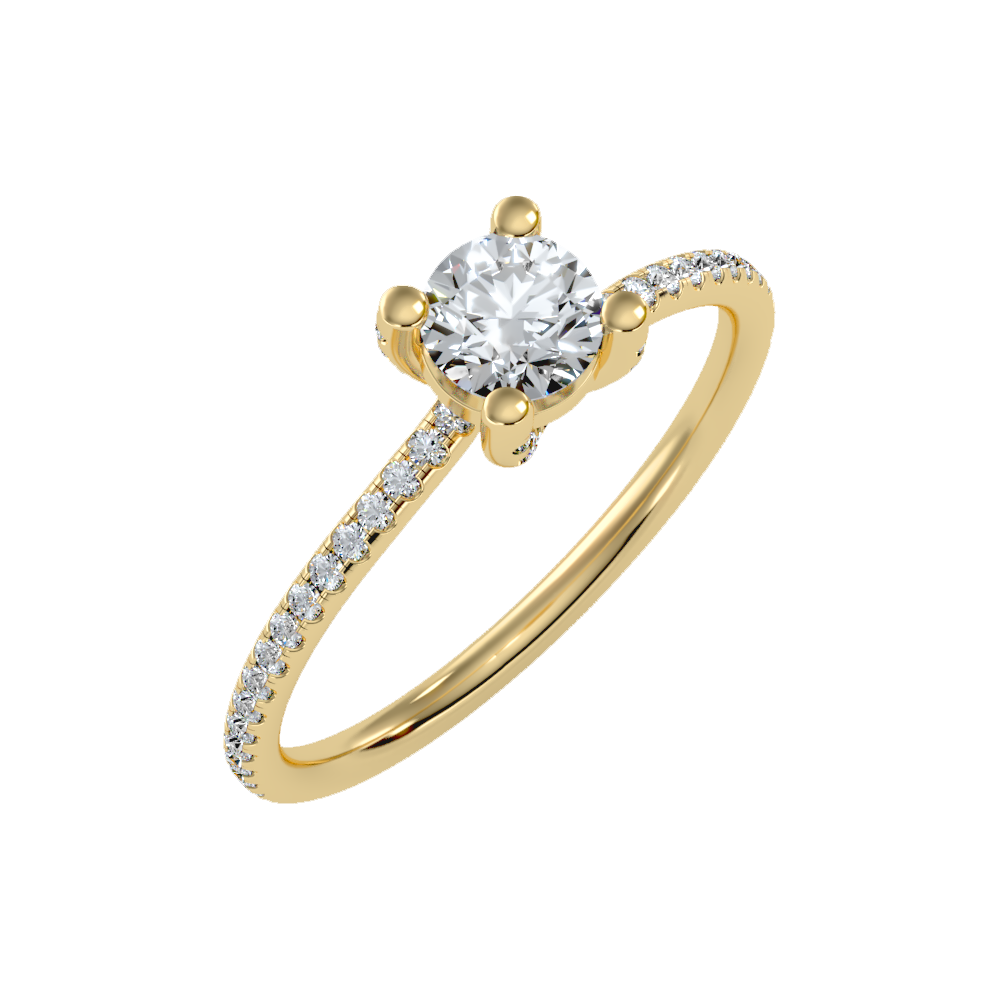 Lordly Solitaire Ring-Color_Yellow-Gold