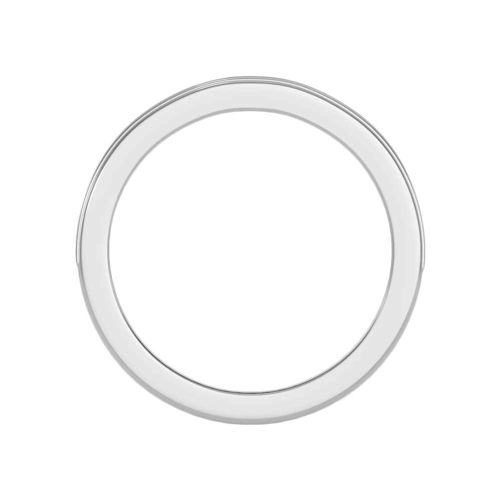 Elegant Half Eternity Wedding Band