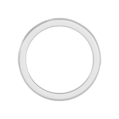 Elegant Half Eternity Wedding Band