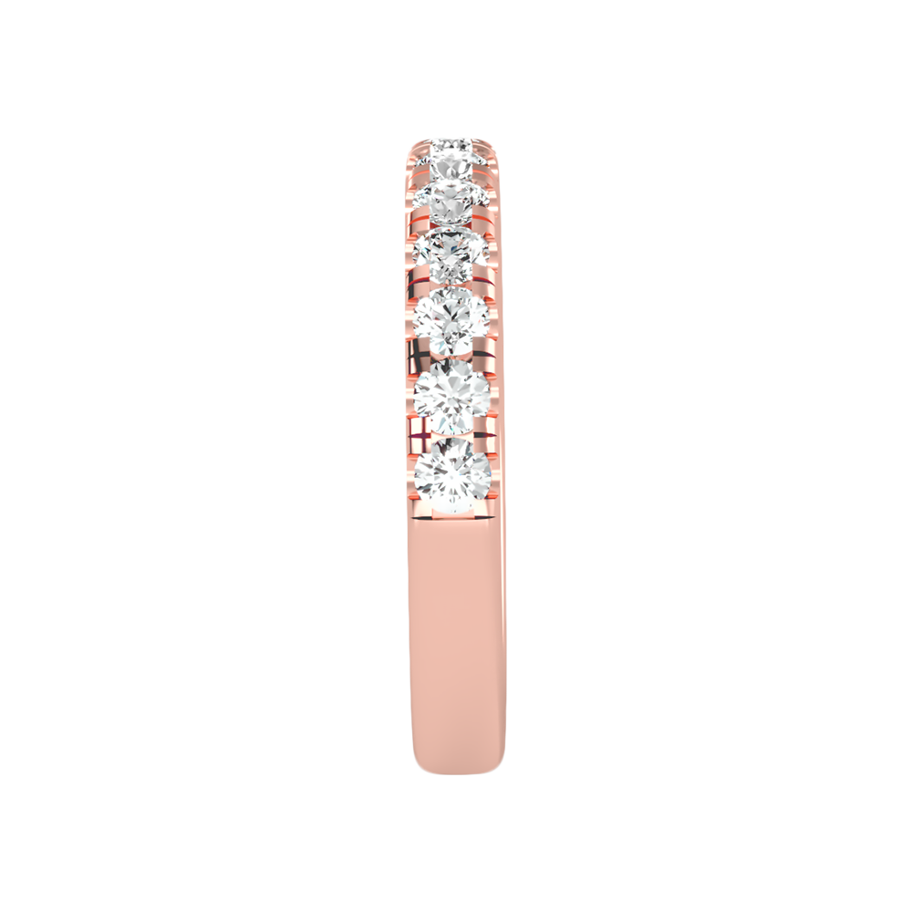 Effervescent Half Eternity Wedding Band